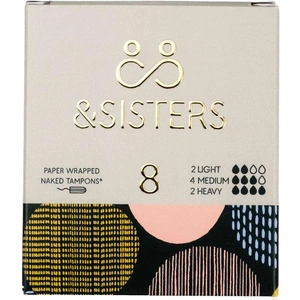 &Sisters Paper Wrapped Naked Tampons - Handbag Trio Pack 8