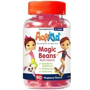 Actikid Magic Beans Multi-Vit Rasp 90gummies 90gummies