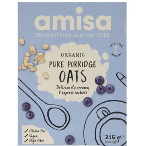 Amisa Express Porridge Oats - Sachets - (8 pack) x 4