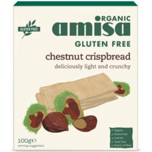 Amisa Chestnut Organic Crispbread 100g