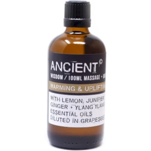 Ancient Wisdom Warm & Uplifting Massage Oil 100ml (Case of 6)
