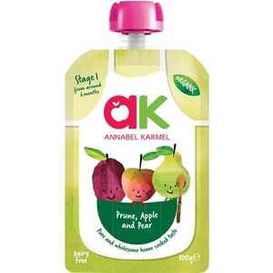 View product details for the Annabel Karmel Organic Prune Apple and Pear Puree 6x100g 6 pack (6x100g)
