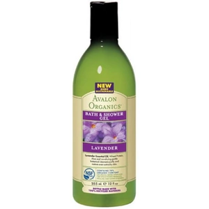 Avalon Organics Lavender Bath & Shower Gel 350ml (Case of 6 )