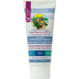 Badger Sunscreen Clear Zinc SPF 30 82g