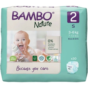 Bambo Nature Nappies - Size 2 - 30s (Case of 6)