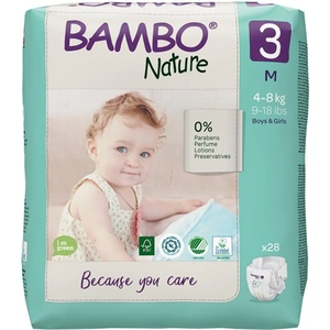 Bambo Nature Nappies - Size 3 - 28s (Case of 6)