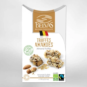 Belvas Organic Almond Truffles 100g
