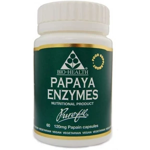 Bio-Health Papaya Enzymes 60 Capsules (Case of 6 )