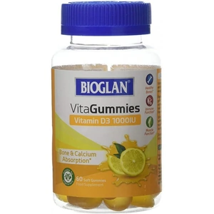 View product details for the BioGlan Vita gummies Vit D - 60gummies