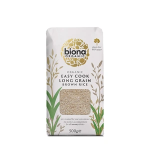 Biona Organic Easy Cook Long Grain Brown Rice 500g
