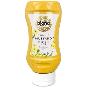 Biona Biona Organic Medium Hot Mustard Squeezy 300ml (Case of 6) (2 minimum)