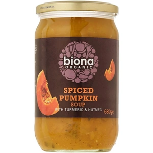 Biona Spiced Pumpkin Soup - 680g x 6 (Case of 1)