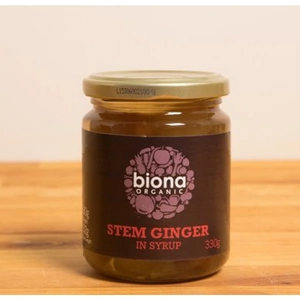 Biona Stem Ginger In Syrup 330g (Case of 6)
