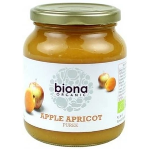 Biona Organic Apple & Apricot Puree 350g (Case of 6 )