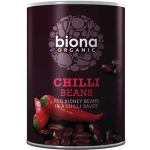 Biona Organic Kidney Beans in Chilli Sauce 420g (Case of 6 )