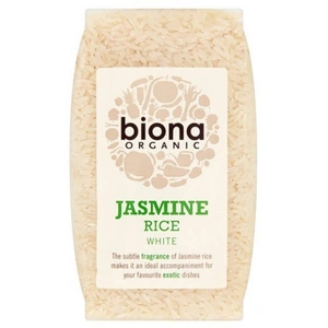 Biona Organic White Jasmine Rice 500g (Case of 6 )