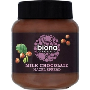 Biona Organic Milk Chocolate Hazelnut Spread 350g (Case of 6 )