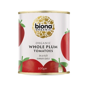 Biona Organic Whole Plum Peeled Tomatoes 800g