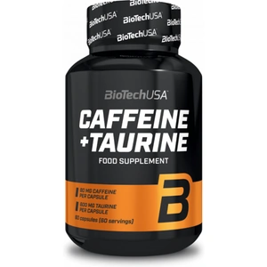 BioTechUSA Caffeine & Taurine - 60 caps (Case of 1)