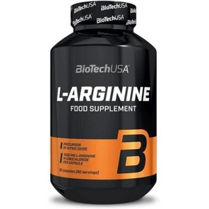 View product details for the BioTechUSA L-Arginine - 90 mega caps (Case of 6)