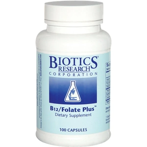 Biotics Research B12/Folate Plus, 100 Capsules