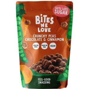 Bites We Love Crunchy Peas Coated with Dark Chocolate and Cinnamon 100g (Case of 6) (6 minimum)