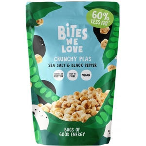 Bites We Love Vegan Crunchy Peas with Sea Salt and Black Pepper 100g (Case of 6) (6 minimum)