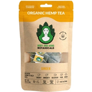 Body & Mind Body & Mind Organic Ginger Hemp Tea - 10 Bags (Case of 8)