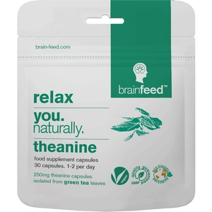 Brain Feed Relax - Natural Theanine, 30 Capsules