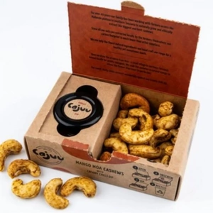 Cajuu Roasted Mango Moa Cashew Nuts Tray - 100g x 6