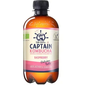 The GUTsy Captain Kombucha Organic Raspberry - 400ml