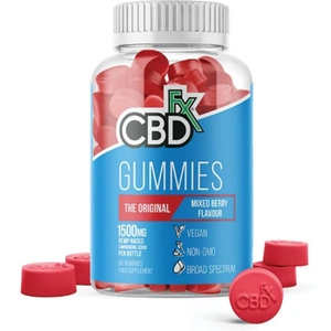 CBDfx CBDfx Mixed Berry Gummies (60ct / 1500mg CBD Per Bottle)