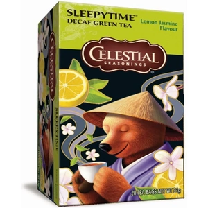Celestial Seasonings Sleepytime Decaf Green tea with Lemon & Jasmine (Case of 6)