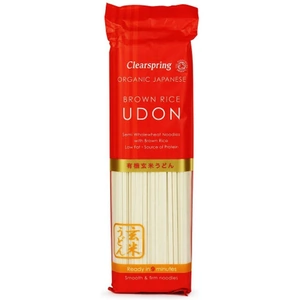 Clearspring Japanese Brown Rice Udon Noodles 200g (Case of 6 )