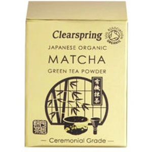 Clearspring Org Matcha Green tea (tin) 30g