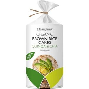 Clearspring Brown Rice Cakes Quinoa & Chia 120g
