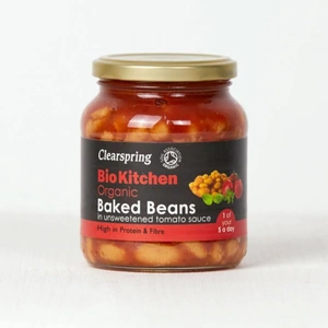 Clearspring Organic Baked Beans - Unsweetened - 350g x 6