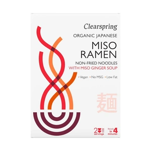 Clearspring Wholefoods - Clearspring Wholefoods Organic Japanese Miso Ramen Noodles With Miso Ginger Soup (210g)