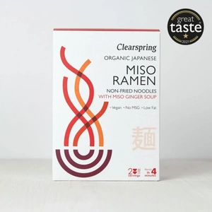 CLEARSPRING WHOLEFOODS Clearspring Organic Japanese Miso Ramen Noodles - 210g