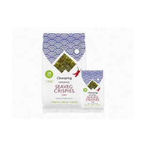 Clearspring Wholefoods Organic Seaveg Crispies Multipack Chilli 3x5g x 8