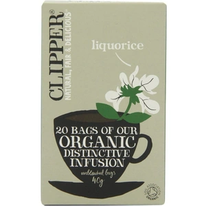 Clipper Organic Liquorice Infusion 20 bags (Case of 6 )