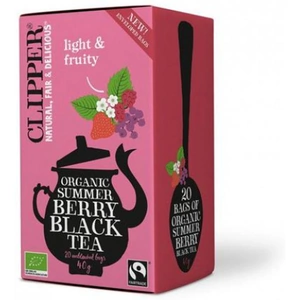 Clipper Summer Berry Black Tea 20 bags (Case of 4)