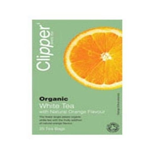 Clipper Organic White Tea With Orange 26bags