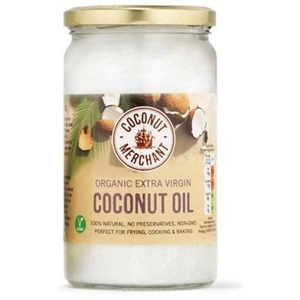Coconut Merchant Organic Raw Extra Virgin Coconut Oil , 1L