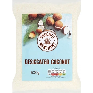 Coconut Merchant Organic Desiccated Coconut - 500g (Case of 12)