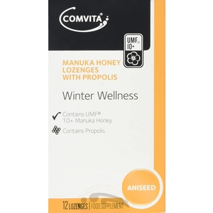 Comvita Products Comvita Manuka Honey with Propolis Aniseed Lozenges Pack of 12 (54g)
