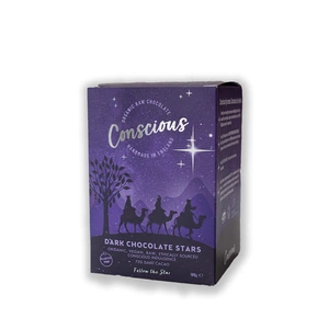 Conscious Chocolate Conscious Dark Chocolate Organic Stars Gift Box (180g x 6)