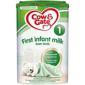 View product details for the Cow & Gate 1 First Infant Baby Milk 800g 4 tubs