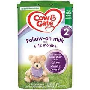 View product details for the Cow & Gate 2 Follow On Milk 800g 4 tubs