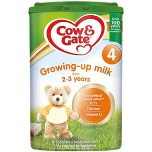 View product details for the Cow & Gate 4 Growing Up Milk 2-3 Years 800g 4 tubs